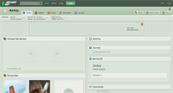 Desktop Screenshot of duckzy.deviantart.com