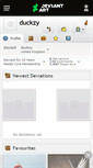 Mobile Screenshot of duckzy.deviantart.com