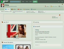 Tablet Screenshot of chirey.deviantart.com