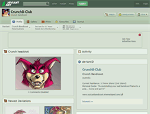 Tablet Screenshot of crunchb-club.deviantart.com