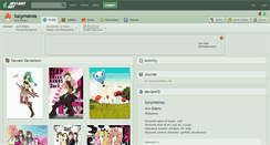Desktop Screenshot of lucymonos.deviantart.com