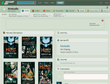 Tablet Screenshot of kinstudio.deviantart.com