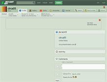 Tablet Screenshot of circa05.deviantart.com