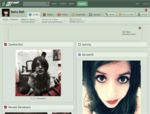 Tablet Screenshot of beru-bel.deviantart.com