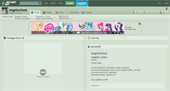 Desktop Screenshot of angellesstock.deviantart.com
