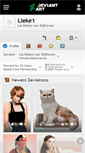 Mobile Screenshot of lieke1.deviantart.com