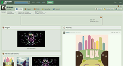 Desktop Screenshot of krisum.deviantart.com