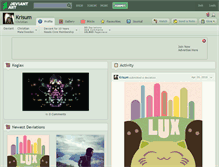 Tablet Screenshot of krisum.deviantart.com