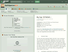 Tablet Screenshot of darthsparrow.deviantart.com