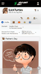 Mobile Screenshot of ilickturtles.deviantart.com