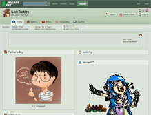 Tablet Screenshot of ilickturtles.deviantart.com