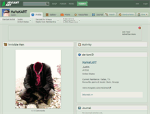 Tablet Screenshot of havokart.deviantart.com