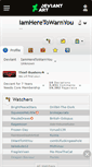 Mobile Screenshot of iamheretowarnyou.deviantart.com
