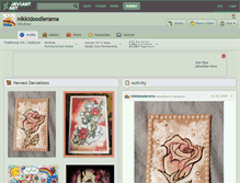 Tablet Screenshot of nikkidoodlerama.deviantart.com