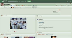 Desktop Screenshot of funnystars.deviantart.com