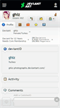 Mobile Screenshot of ghiz.deviantart.com