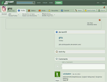 Tablet Screenshot of ghiz.deviantart.com