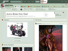 Tablet Screenshot of adanflores.deviantart.com