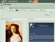 Tablet Screenshot of historicalgirl.deviantart.com