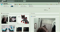 Desktop Screenshot of ligerness.deviantart.com