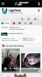 Mobile Screenshot of ligerness.deviantart.com