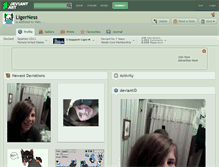 Tablet Screenshot of ligerness.deviantart.com