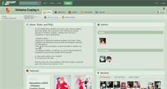 Desktop Screenshot of gintama-cosplay.deviantart.com