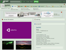 Tablet Screenshot of barid42.deviantart.com