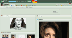 Desktop Screenshot of heatherd.deviantart.com