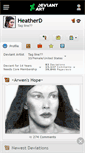 Mobile Screenshot of heatherd.deviantart.com