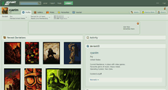 Desktop Screenshot of cyanim.deviantart.com