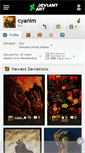 Mobile Screenshot of cyanim.deviantart.com