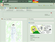 Tablet Screenshot of hieidory.deviantart.com