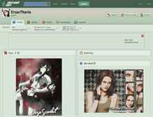 Tablet Screenshot of erzaxtitania.deviantart.com