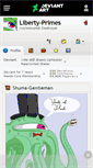 Mobile Screenshot of liberty-primes.deviantart.com