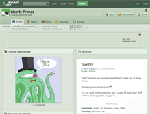 Tablet Screenshot of liberty-primes.deviantart.com