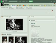 Tablet Screenshot of nightxiii.deviantart.com