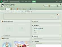 Tablet Screenshot of musicangelmcr.deviantart.com