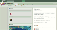 Desktop Screenshot of o0-aquarium-0o.deviantart.com