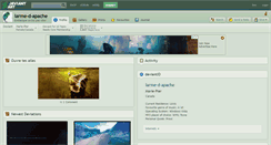 Desktop Screenshot of larme-d-apache.deviantart.com