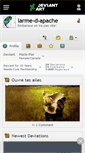 Mobile Screenshot of larme-d-apache.deviantart.com