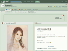 Tablet Screenshot of jesson555.deviantart.com