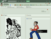 Tablet Screenshot of dhinking.deviantart.com