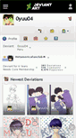 Mobile Screenshot of 0yuu04.deviantart.com