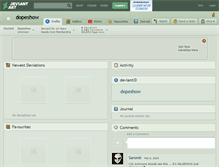 Tablet Screenshot of dopeshow.deviantart.com