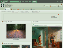 Tablet Screenshot of espritsolaire.deviantart.com