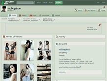 Tablet Screenshot of mdbugaboo.deviantart.com