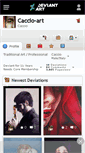 Mobile Screenshot of caccio-art.deviantart.com