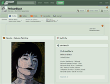 Tablet Screenshot of pelicanblack.deviantart.com