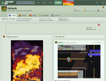 Tablet Screenshot of hellsorb.deviantart.com